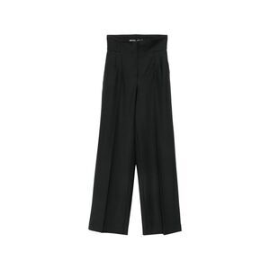 De Santis Black Trousers - High-Waisted Trousers Women